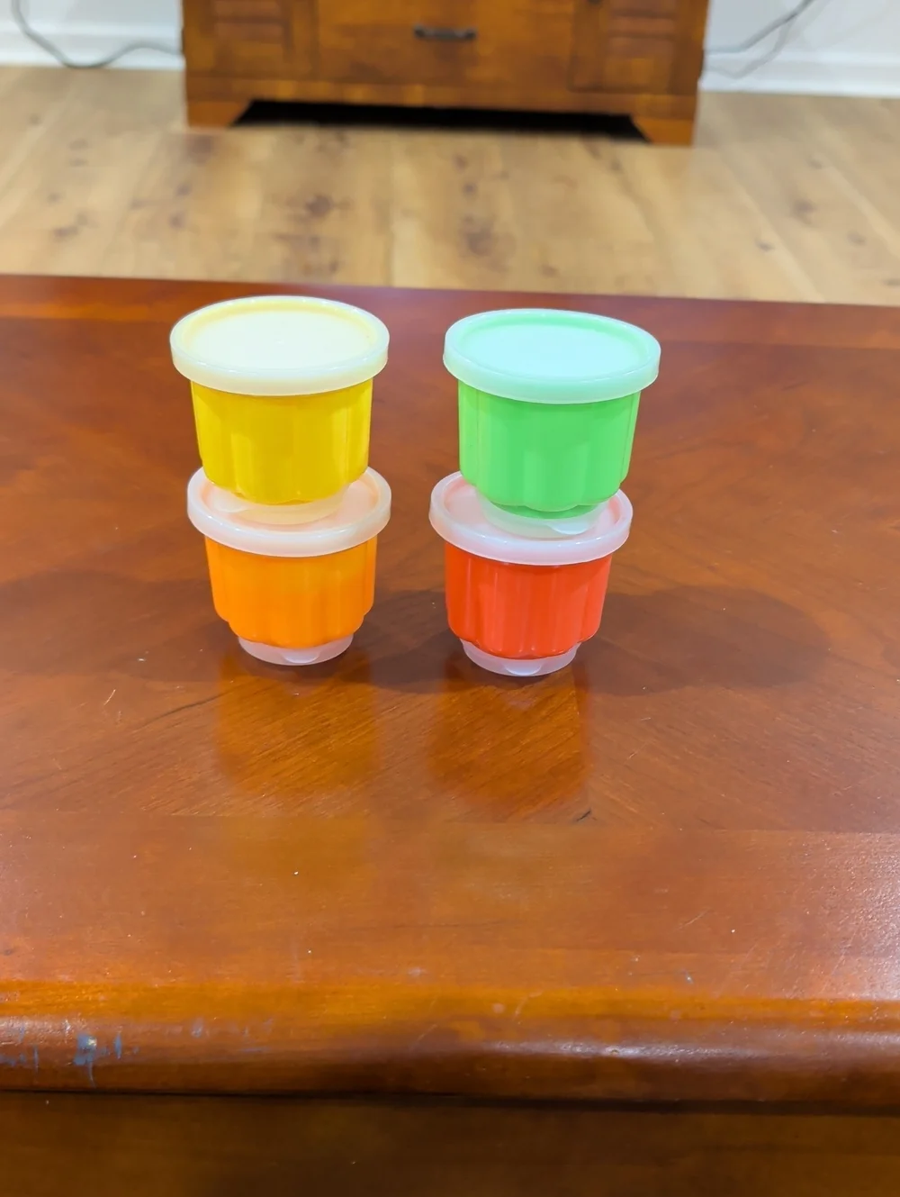 Vintage Tupperware mini gelatin molds